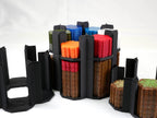 Hero Scape Single Hex Organizer | Stack and Maintain Your Single Hex Pieces | Paintable Miniature Board Game | Bin Box Container Storage - 8 Hex Height