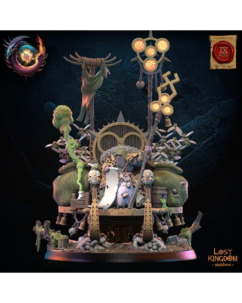 3D Printed Klous the Gift Bringer by Lost Kingdom Miniatures