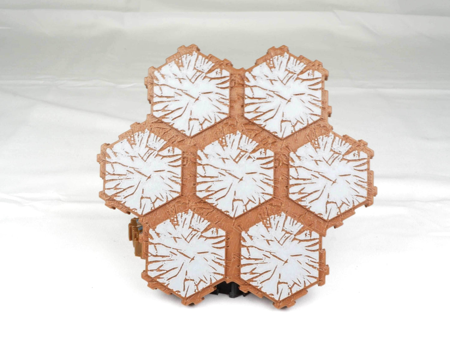 Terrain Expansion Pack for Heroscape Hex Terrain Full | Tabletop | Paintable Miniature Board Game| DnD Role Play Game Hero Scape Game JCSFY - Grass (Brown/Green)