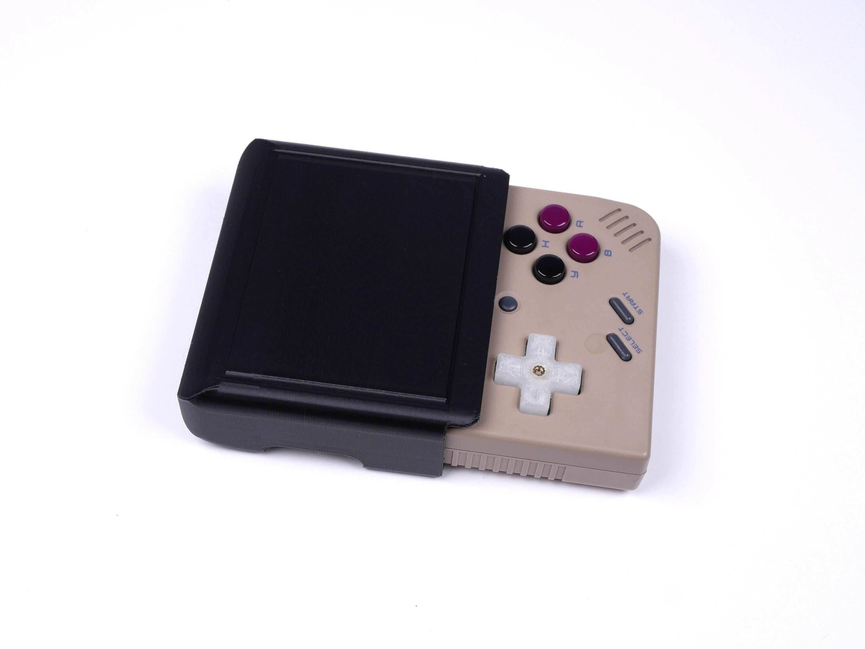 Miyoo Mini Plus Reversible Screen Cover Chin Grip Felt Screen Protector - White