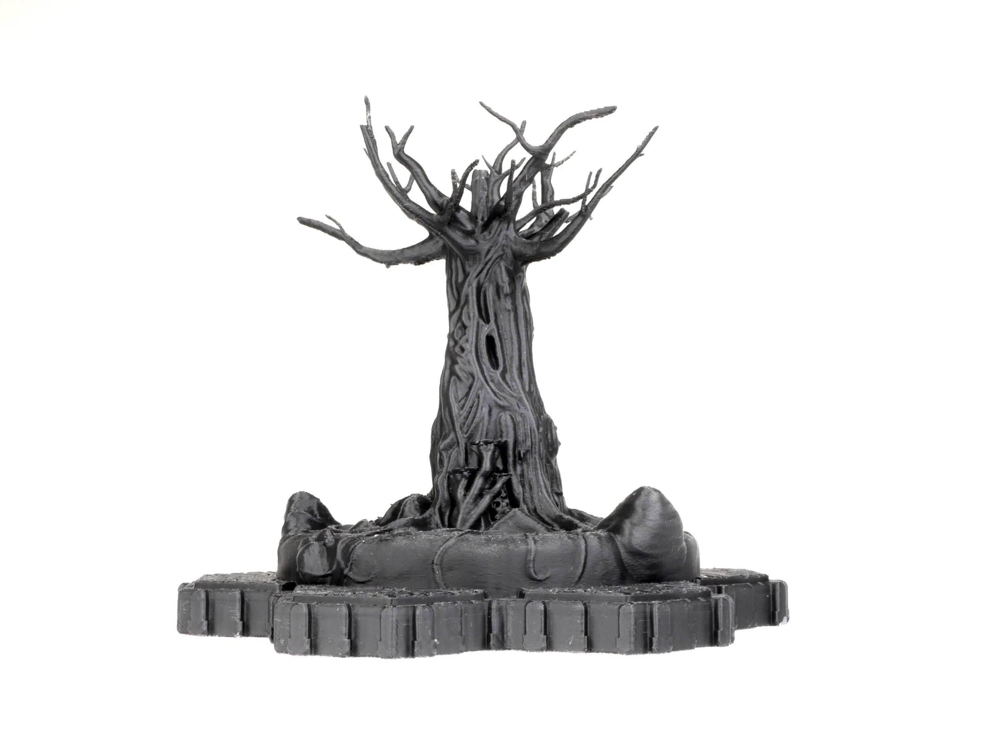 Grimdark Large Tree Hero Scape Seven Hex Obstacle | Tabletop Terrain Structure Piece| Miniature Board Game | DnD Role Play Game Upgrade Tile - 