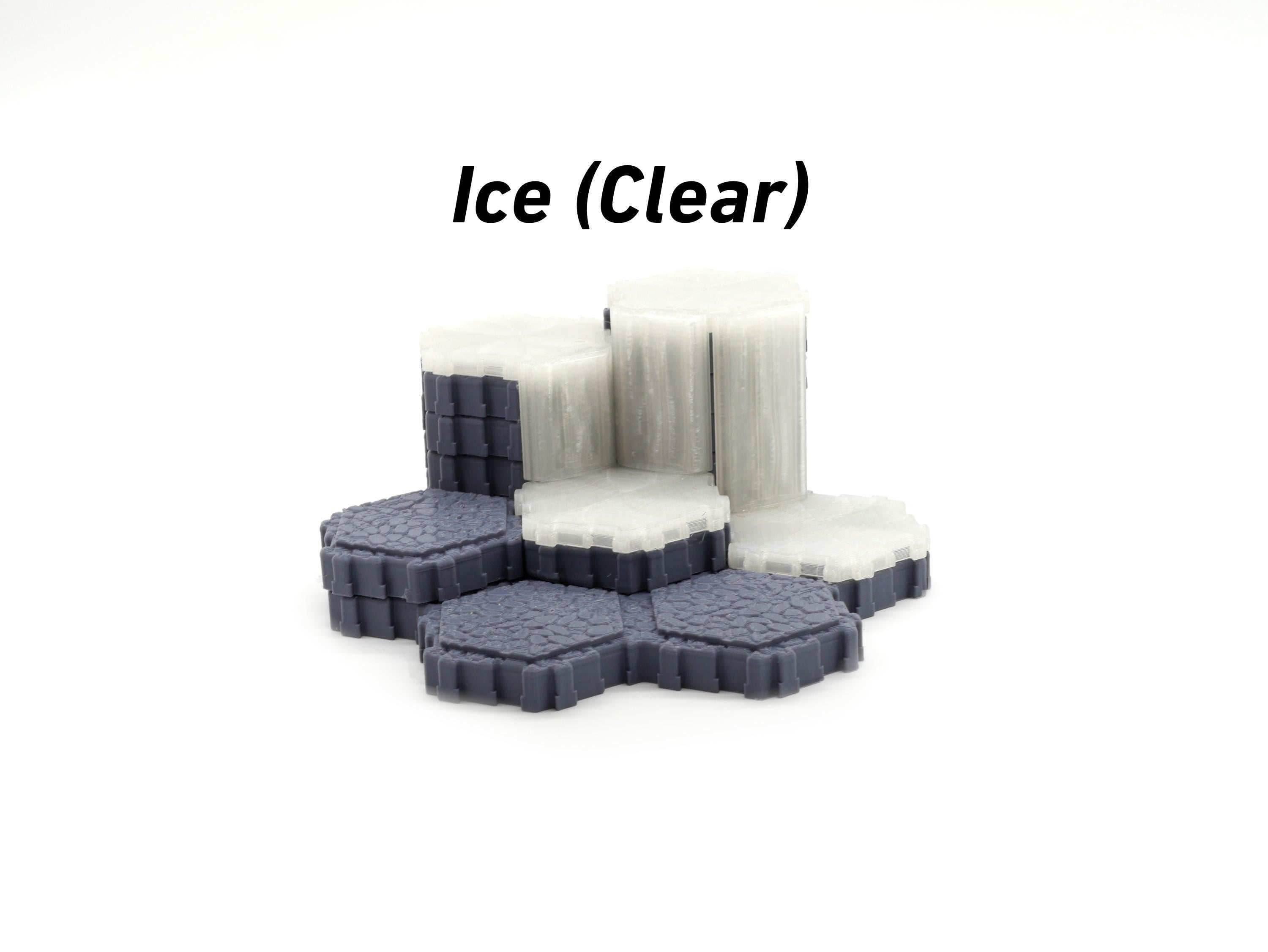Waterfalls Accessory Hero Scape Compatible Hex Terrain | Tabletop Battle Pieces | Paintable Miniature Board Game| Role Play heroscape pieces - Toxic Acid (Green)