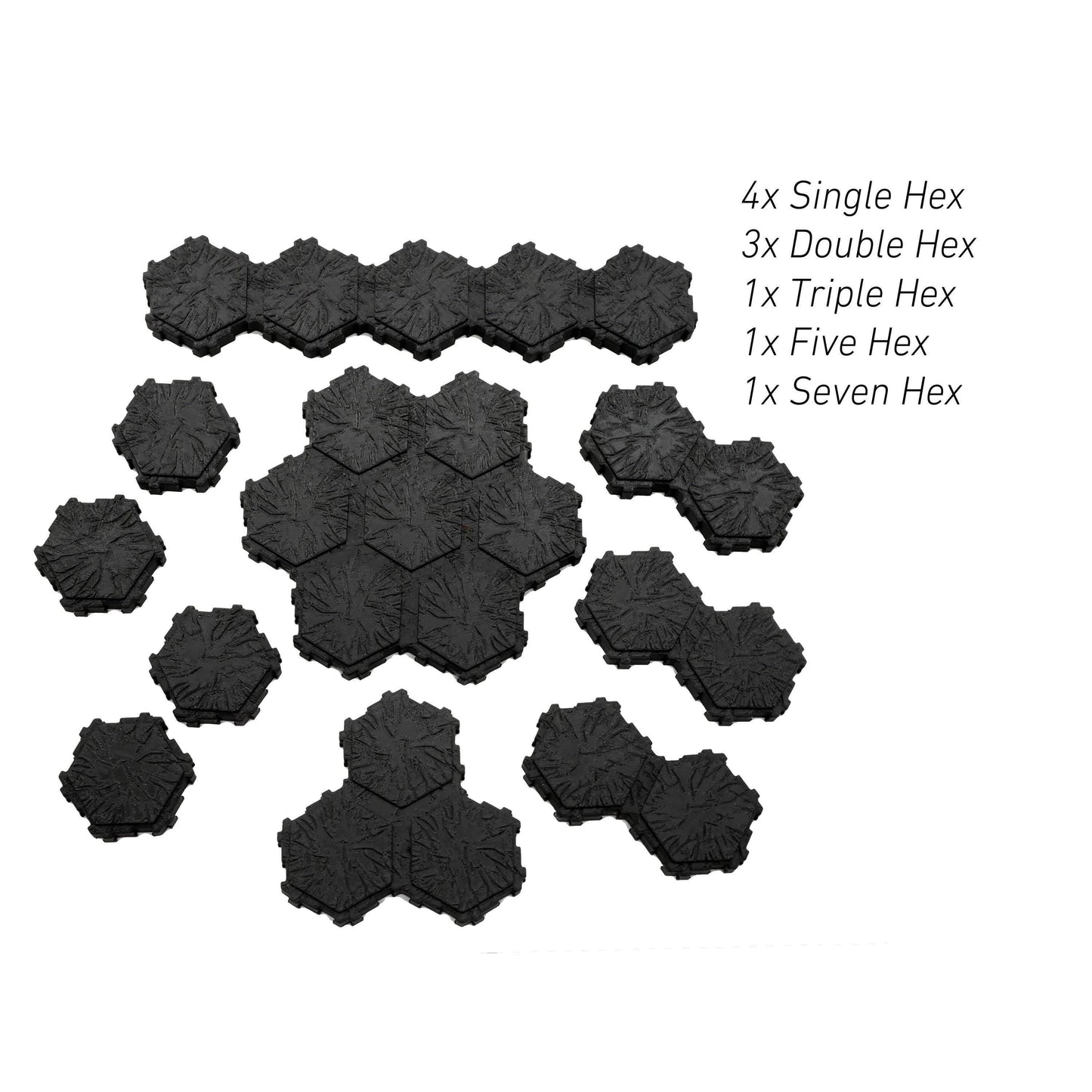 Terrain Expansion Pack for Heroscape Hex Terrain Full | Tabletop | Paintable Miniature Board Game| DnD Role Play Game Hero Scape Game JCSFY - Grass (Brown/Green)