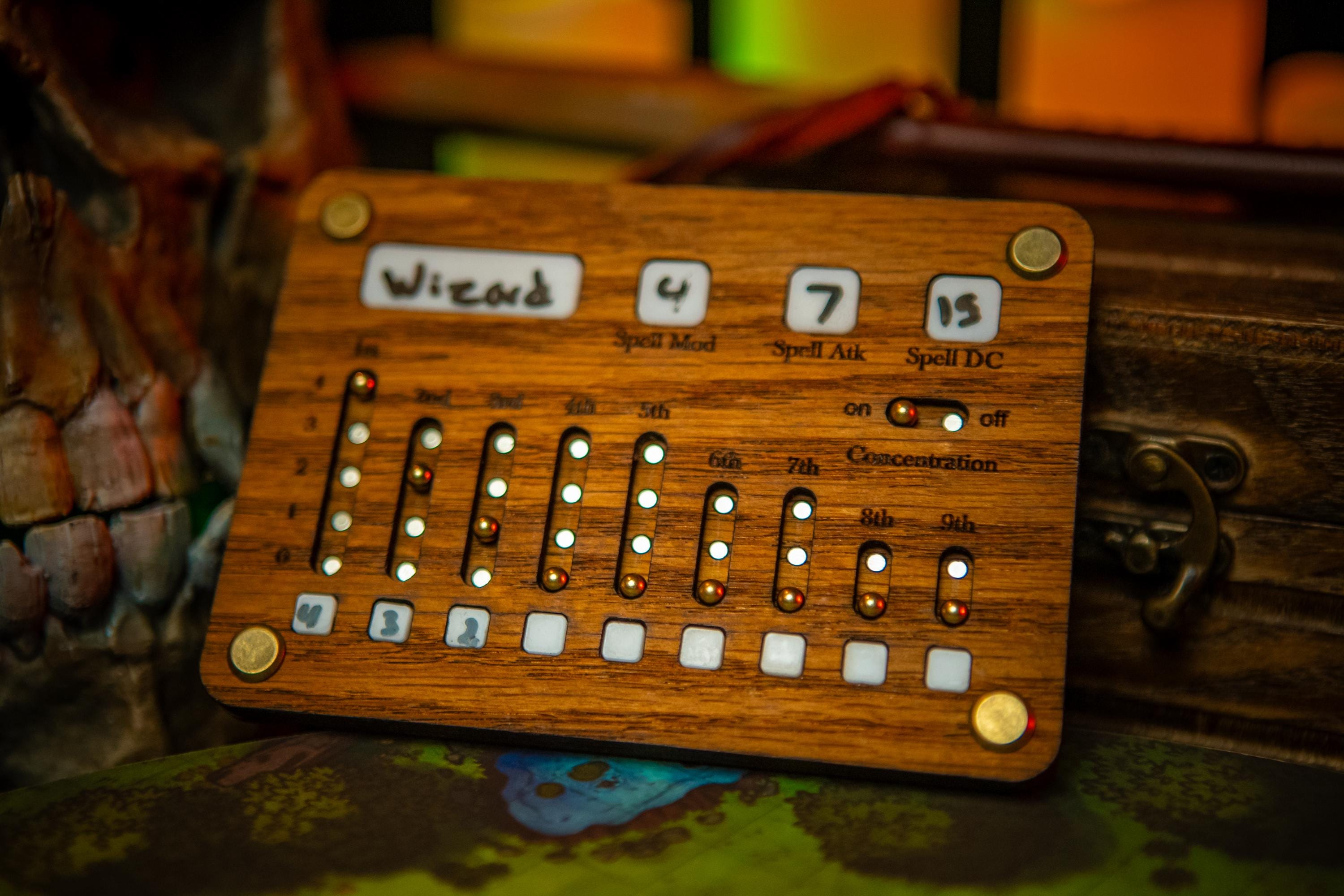 Full Caster Spell Slot Tracker