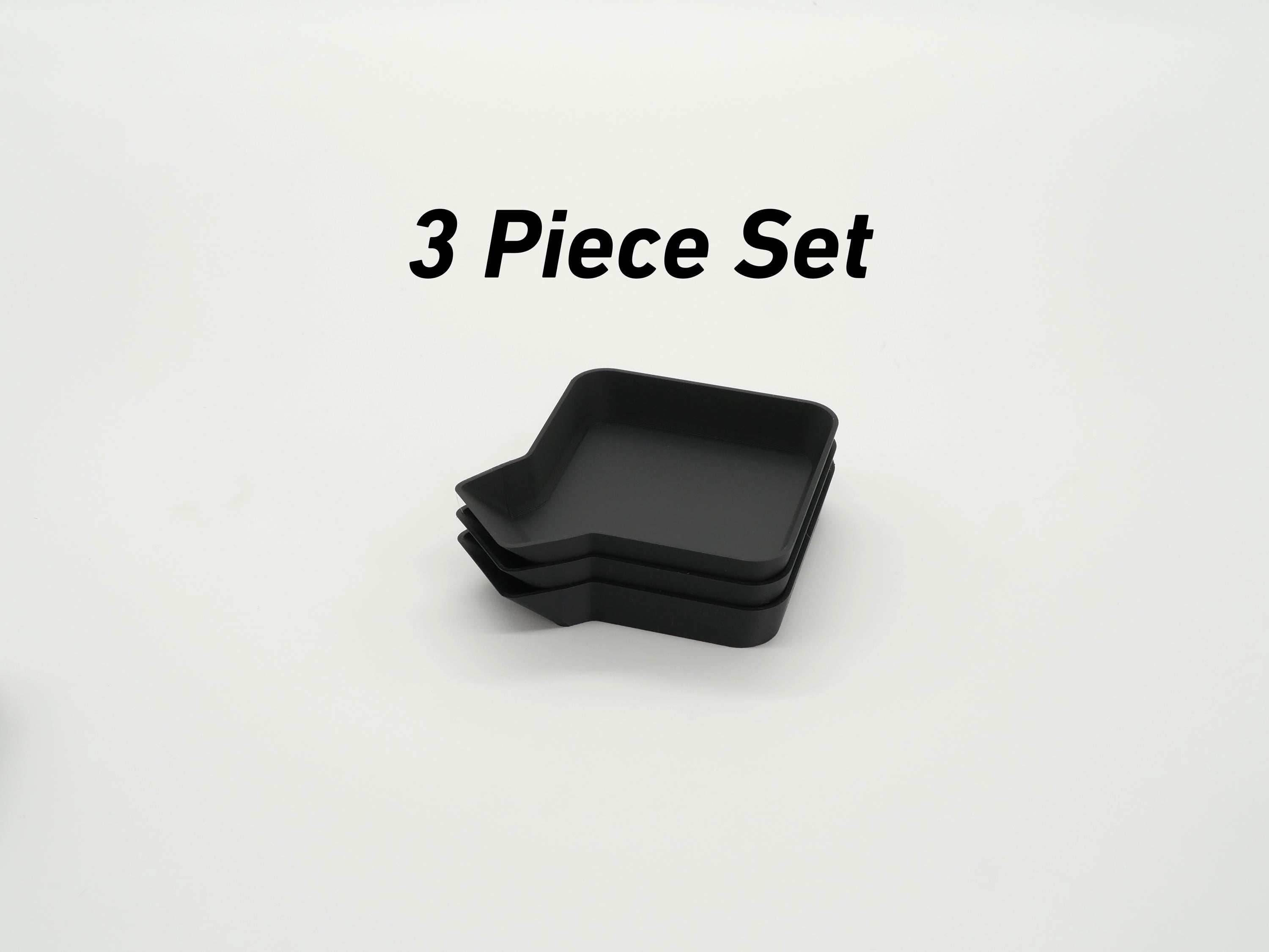 Board Game Piece Trays with Lip for Pouring and Storing Unique Tokens and Counters | Neatly Play Games like Monopoly Ticket 2 Ride and More! - 3 Pack
