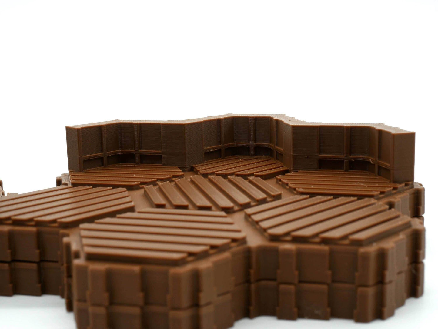 Wood Hexes Hero Scape Land Tiles | Tabletop Terrain Hex Piece | HeroScape Upgrade Board Game | DnD Role Play Game Battletech Planeswalkers - 