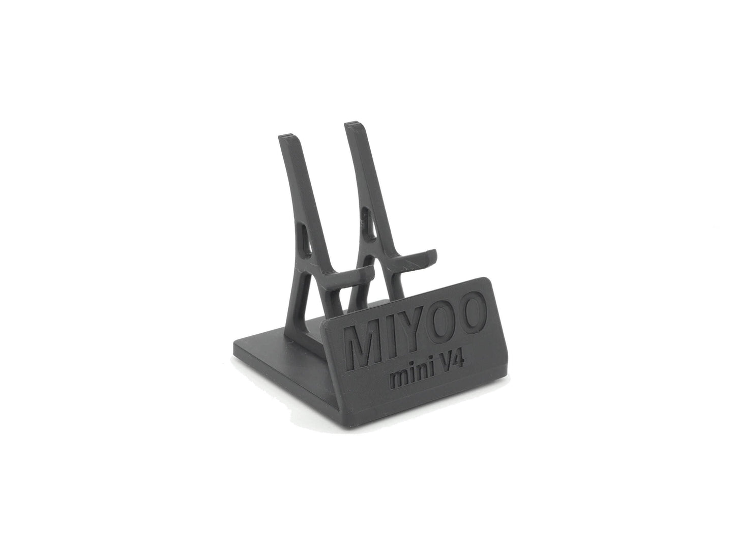 Display Stand for Miyoo mini V4 MMV4 with Charging Space | Dock Shelf Unit Gaming Retro Device Compatible with JCSFY Grips - Black