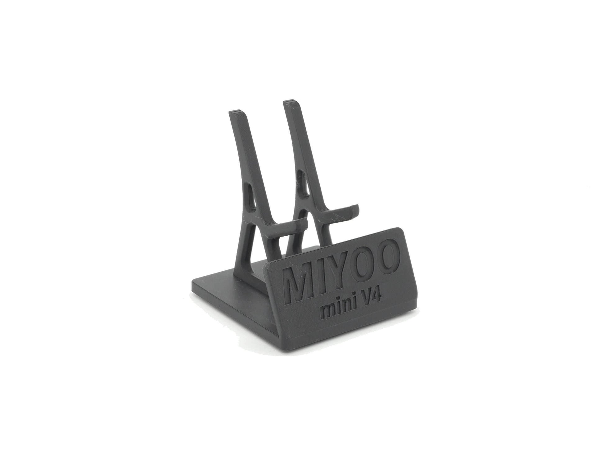 Display Stand for Miyoo mini V4 MMV4 with Charging Space | Dock Shelf Unit Gaming Retro Device Compatible with JCSFY Grips - Black