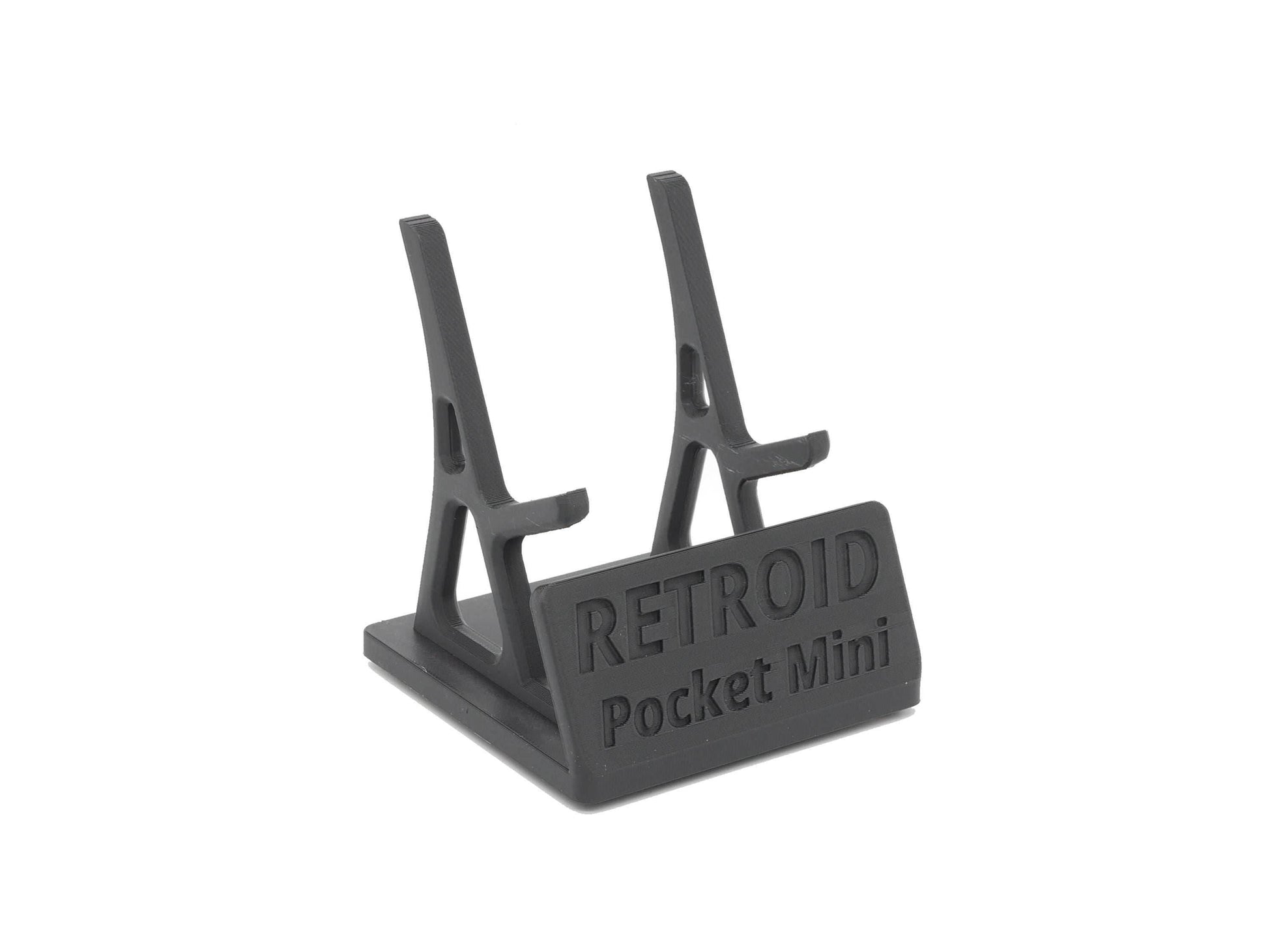 Display Stand for RPMini Retroid Pocket Mini with Charging Space | Dock Shelf Unit Gaming Retro Device Compatible with JCSFY Grips - Black