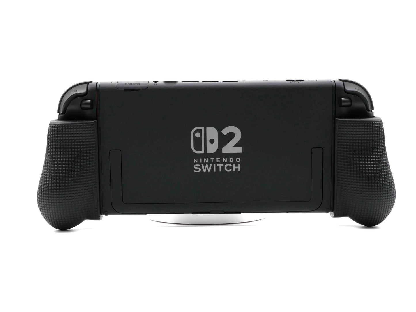 Comfort Felt Grips for Nintendo Switch 2 Joy-Con 2 Slim and Thick Slide On Handles Fits in Dock | Ergonomics with Textured Pattern V2 - L-Blue | R-Coral / Slim Pair Only