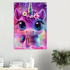 Personalized Unicorn Wall Art: Wood Name Print Nursery Decor
