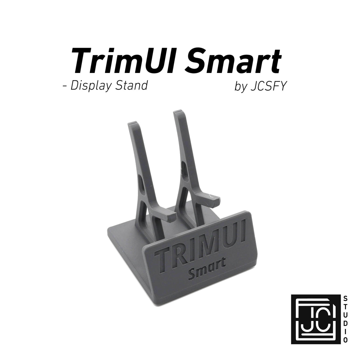 Display Stand for TrimUI Smart with Charging Space | Dock Shelf Unit Gaming Retro Device Compatible with JCSFY Grips - Black