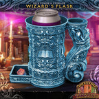 Wizard Tankard Dice Tower and Can Holder with Dice Vault | Fates End RolePlay RP Gamer Mug Roll Gift Storage DND Classes from JCSFY - Dark Magic Black