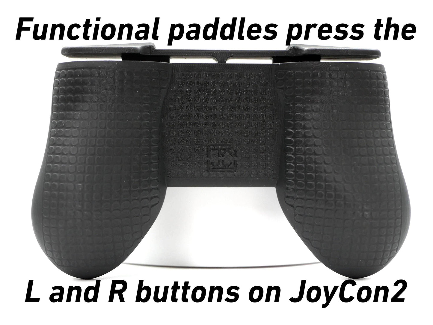 Comfort Grip for Single Joy-Con 2 | Nintendo Switch 2 Single Controller Felt Lined Paddle Universal Fit for Left or Right Joy Con 2 by JCSFY - Black