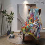Personalized Unicorn & Dragon Blanket: Magical Fantasy Flannel Fleece Throw, Super Soft Kids Gift