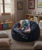 Personalized Dragon Blanket: Magical Flannel Fleece Throw, Super Soft Name Gift