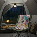 Personalized Unicorn Blanket with Name - Dreamy Soft Fleece Throw for Kids and Adults