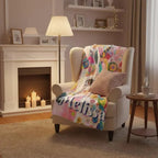 Personalized Unicorn Blanket with Name - Dreamy Soft Fleece Throw for Kids and Adults