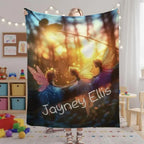 Personalized Fairy Blanket: Enchanted Wonderland Fantasy Throw