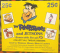 Vintage 1980s - 1990s NOS Hanna‑Barbera Flintstones & Jetsons 🦴 Vending Display Sign