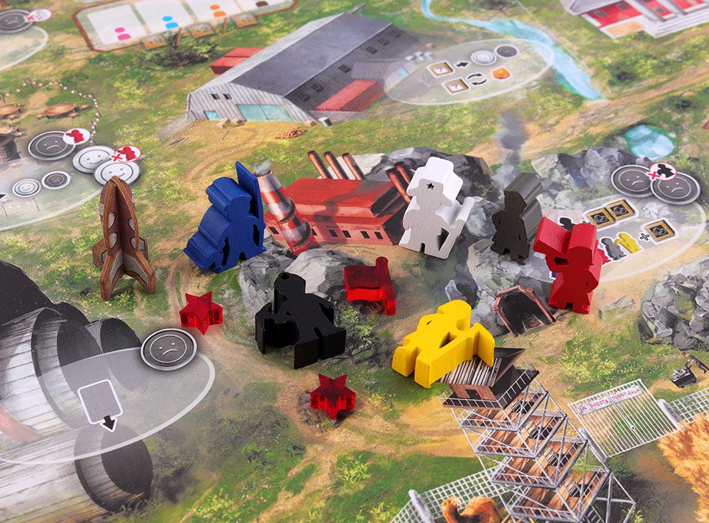 Red Outpost: 2-4 Player Communist Worker Placement Game -