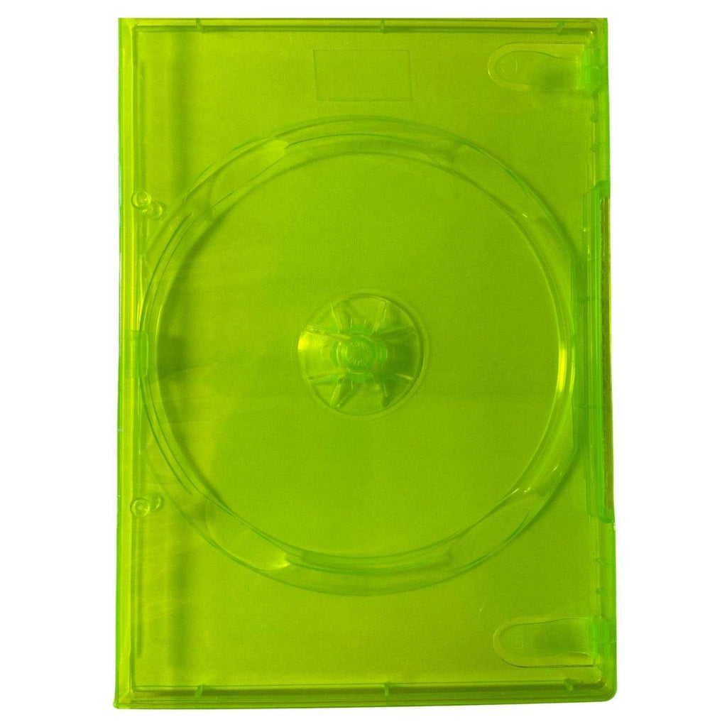 XBOX 360 Translucent Green Video Game Replacement Shell Storage Case - Role-Players