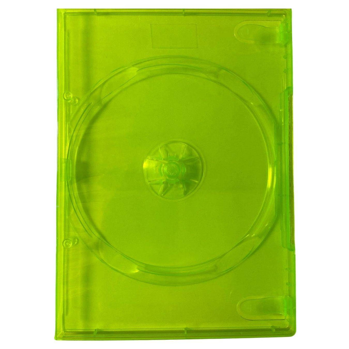 XBOX 360 Translucent Green Video Game Replacement Shell Storage Case - Role-Players