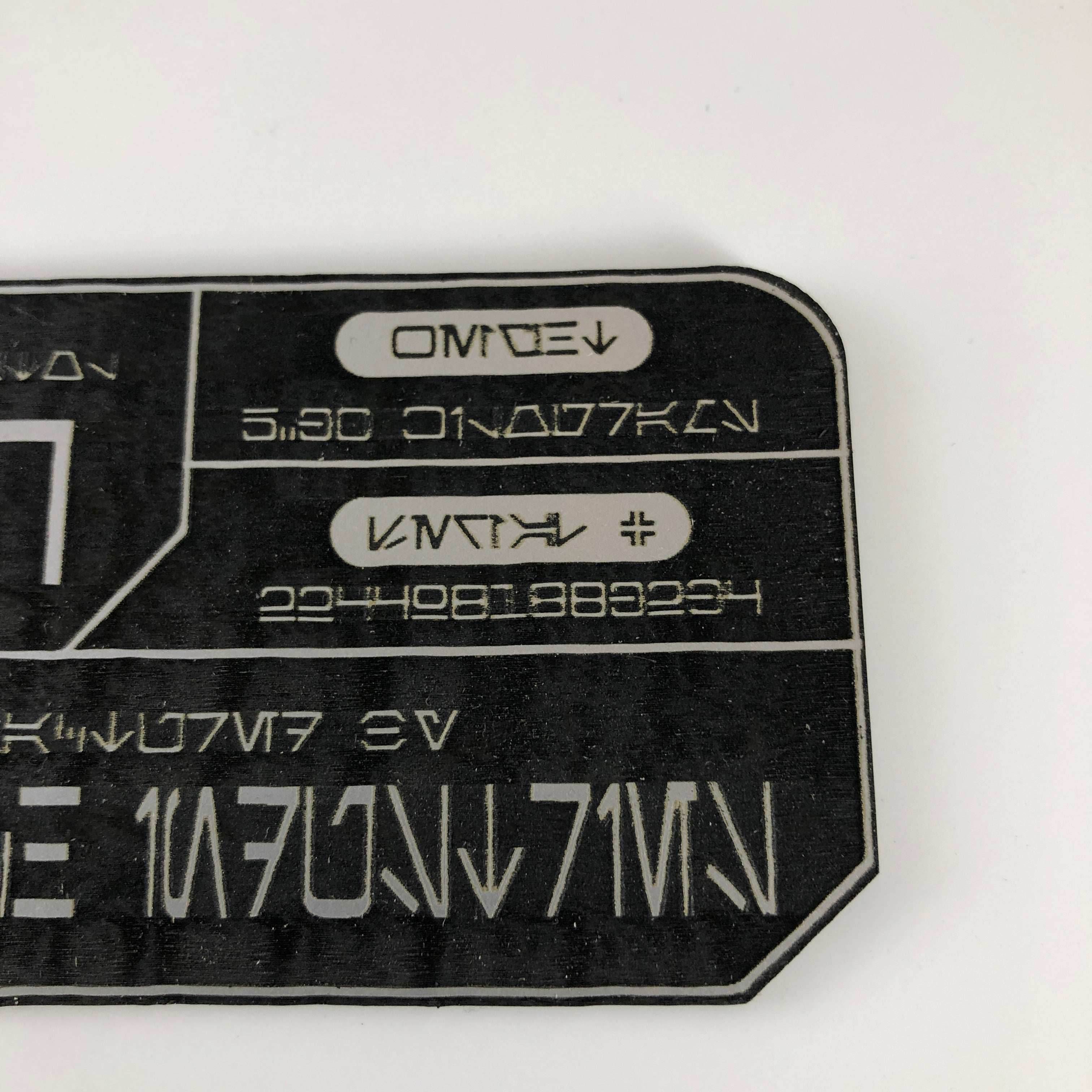 DH-17 Star Wars Blaster Plaque - 