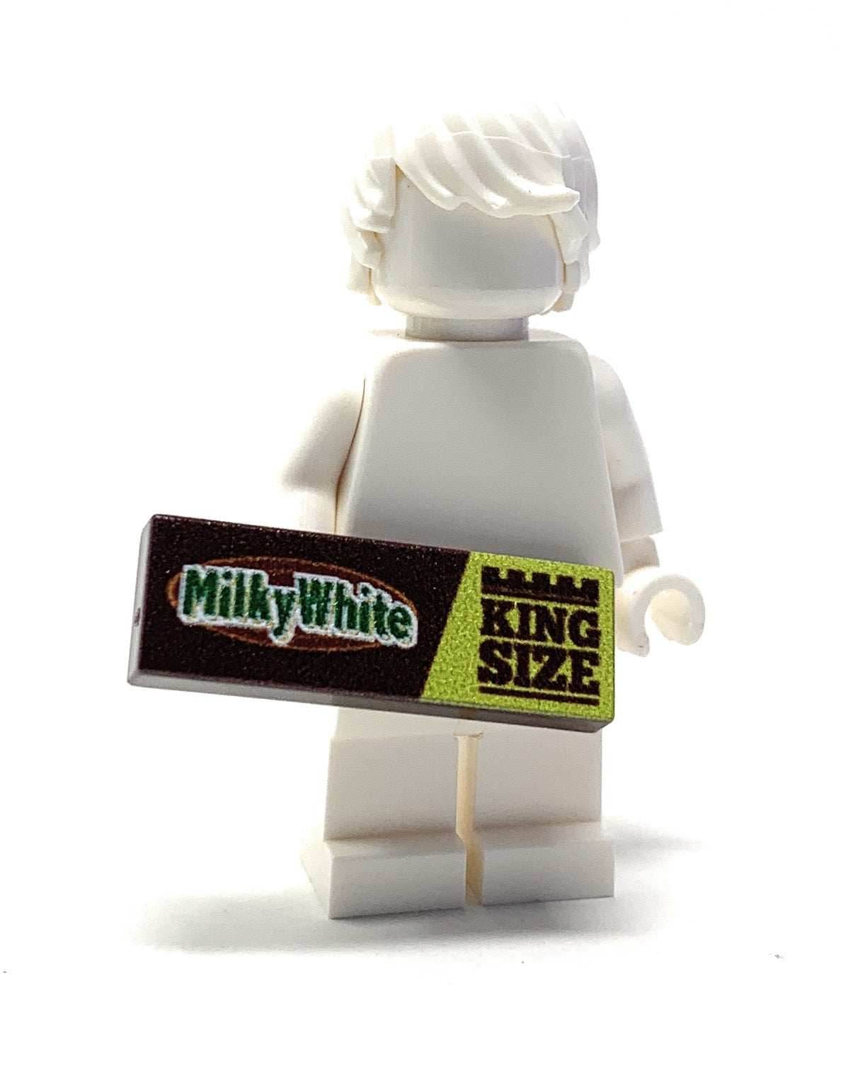 Milky White (King Size) - B3 Customs® Printed 1x3 Tile - 