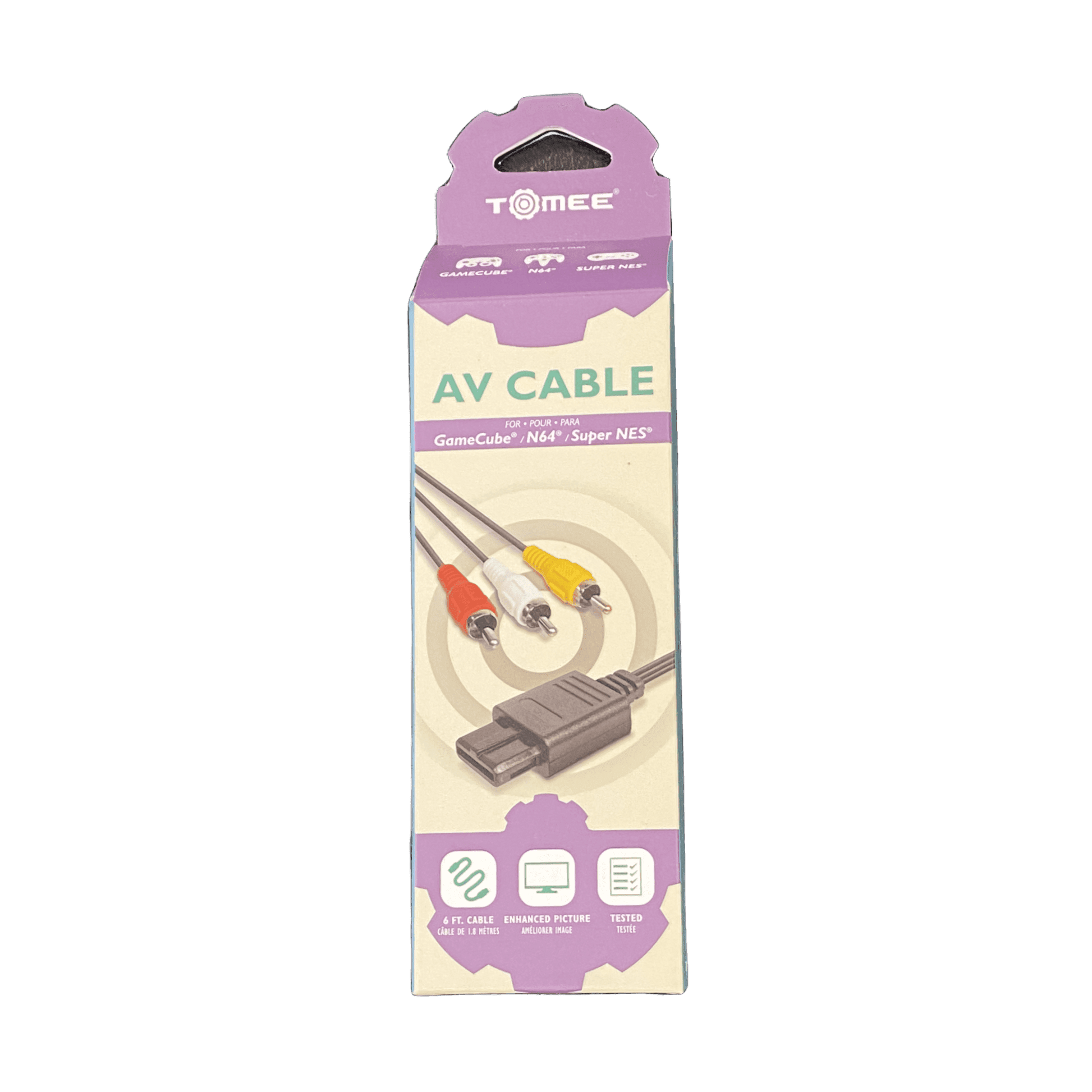 AV Cable for SNES/N64/Gamecube | New - Gamecube/N64/SNES RCA