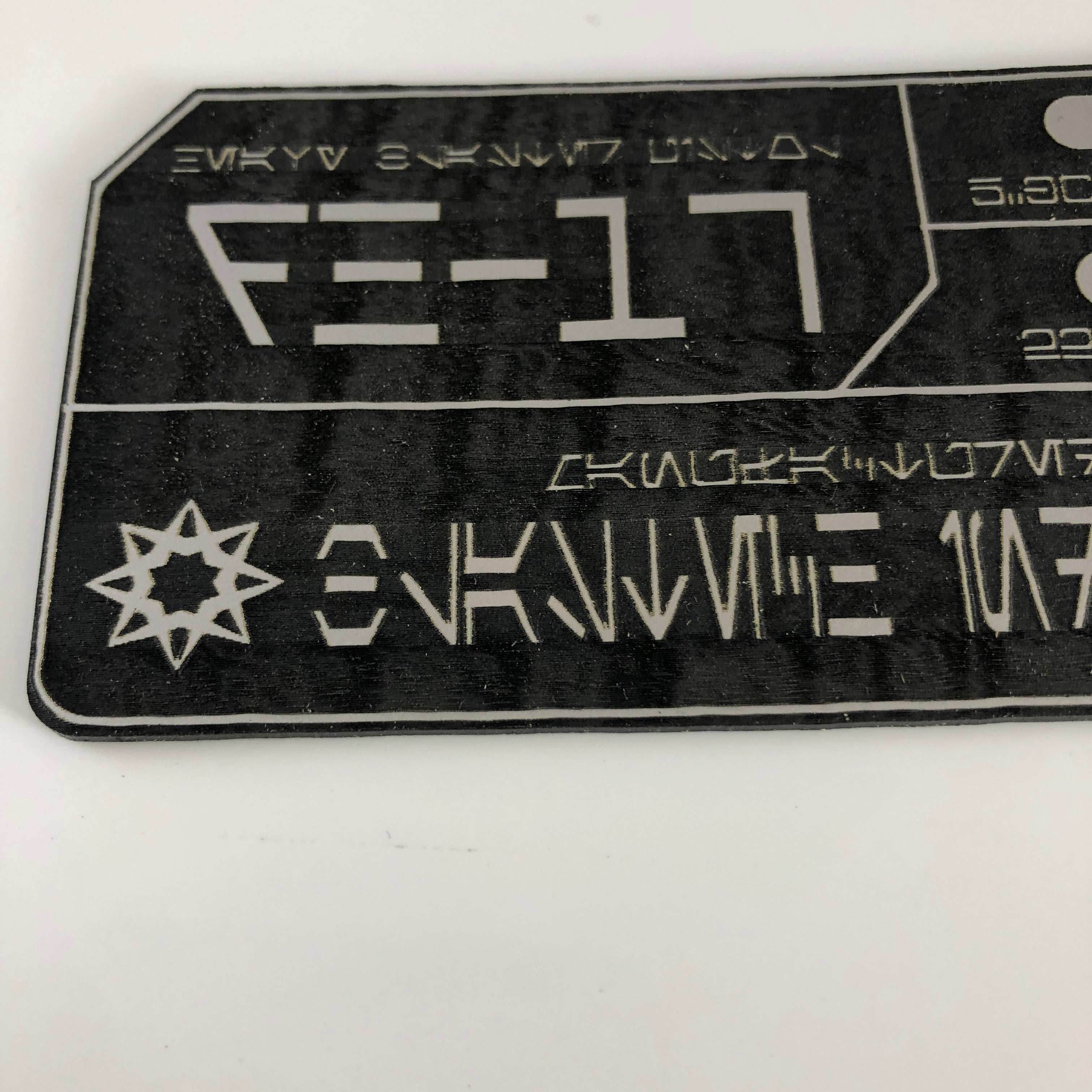 DH-17 Star Wars Blaster Plaque - 