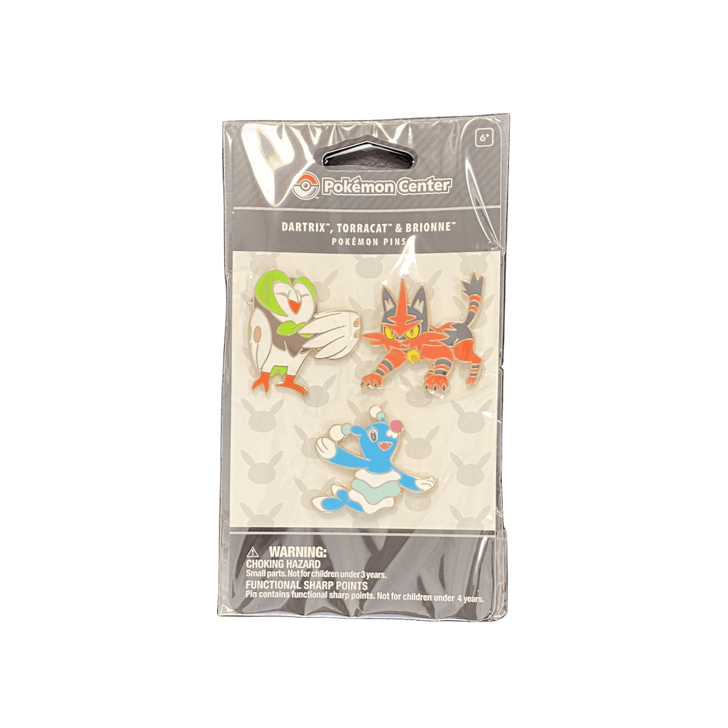 Pokemon Pins: Dartrix, Torracat and Brionne - 
