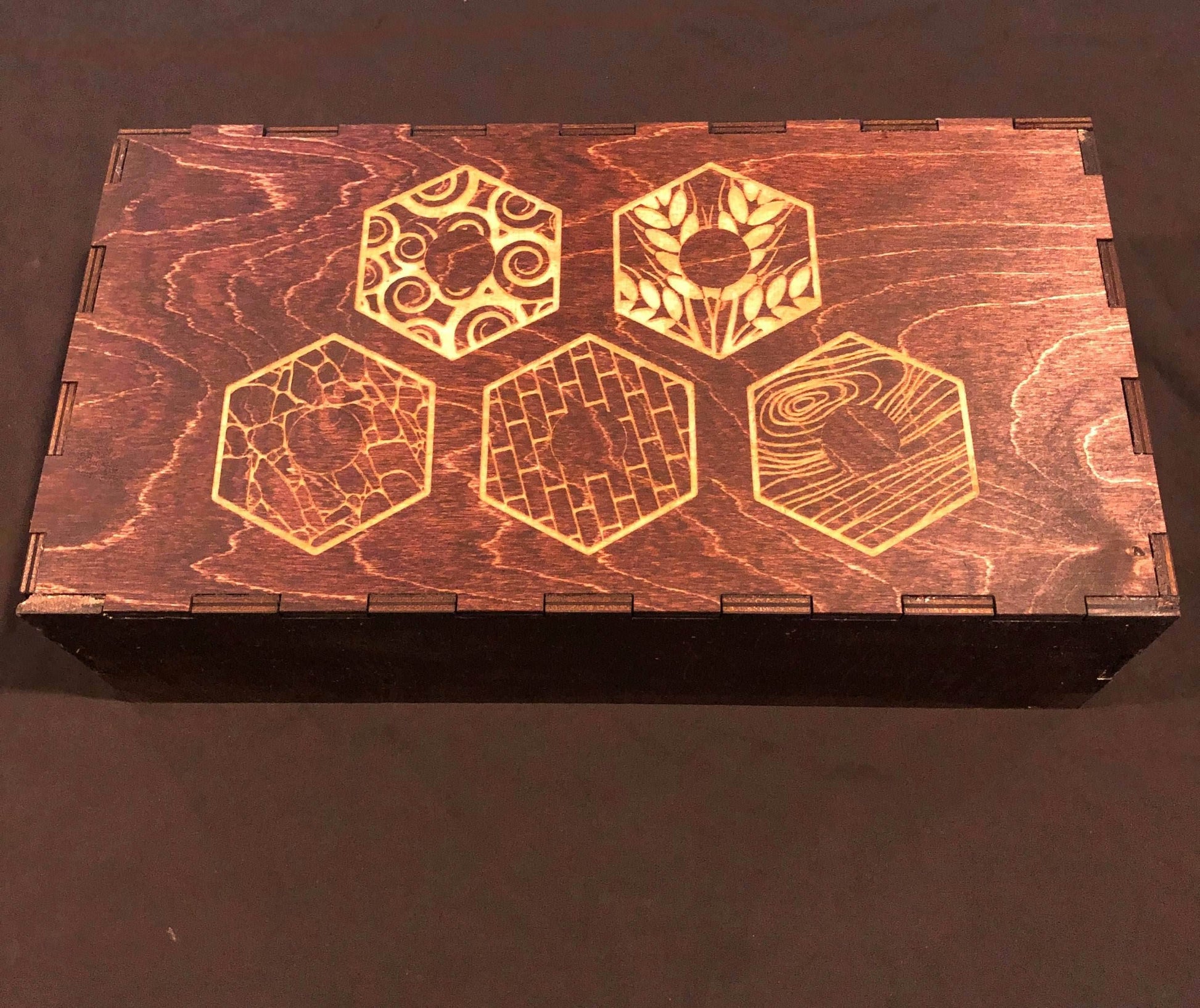 Catan Game Set Wood Box - 5 Tile Graphic