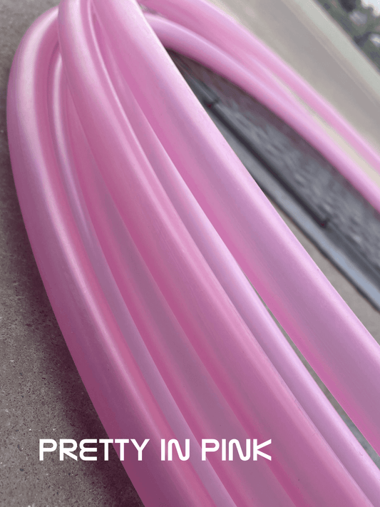 Pretty in Pink (5/8, 11/16 & 3/4) Polypro Hula Hoop - 
