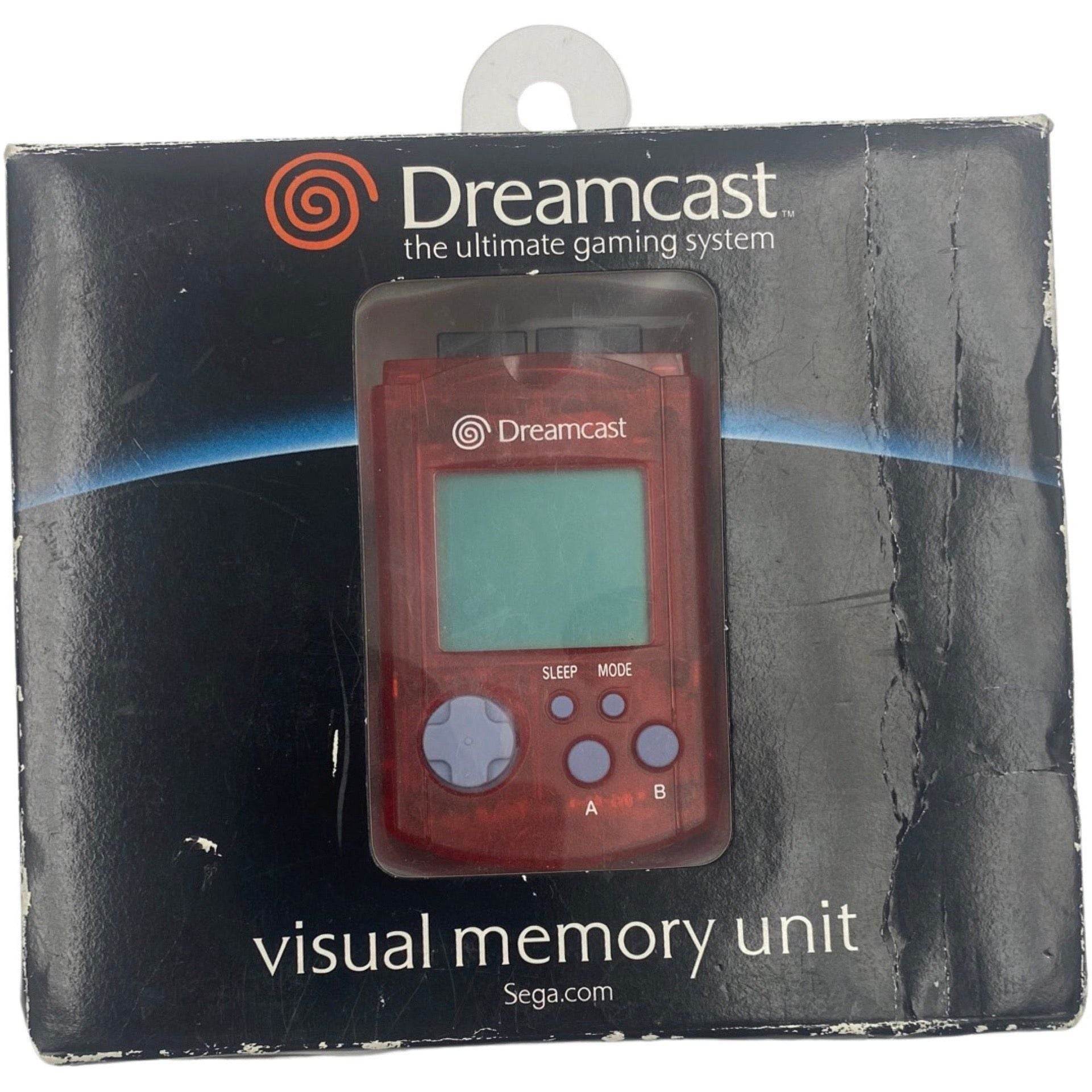 Memory Card Visual VMU - Sega Dreamcast - Red - Complete in Box