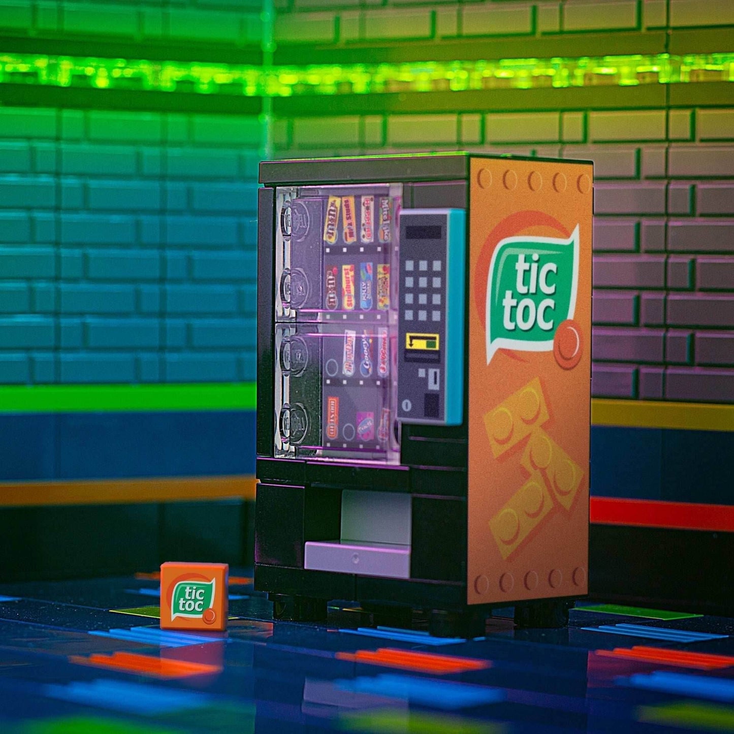 Tic Toc - B3 Customs Candy Vending Machine - 