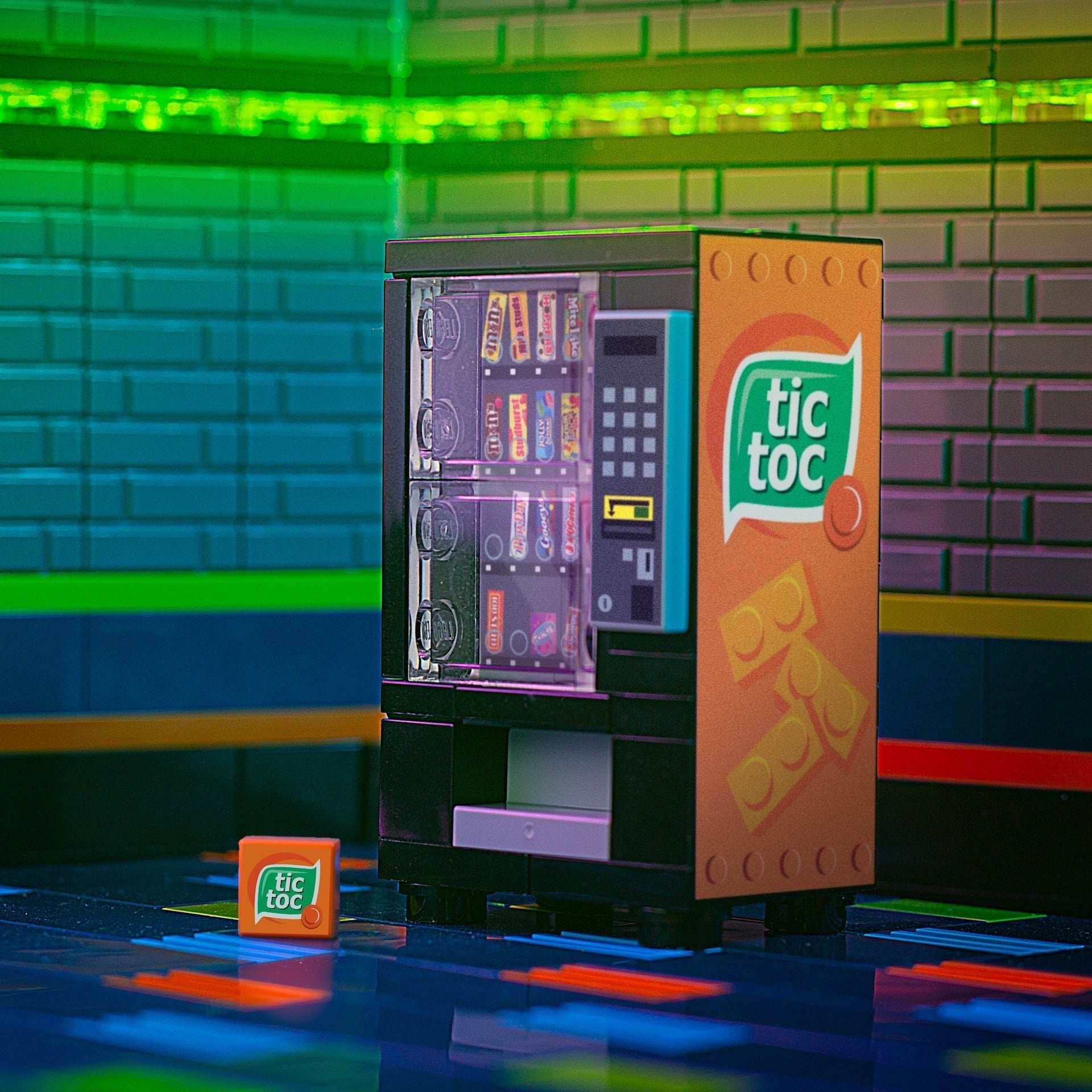 Tic Toc - B3 Customs Candy Vending Machine - 