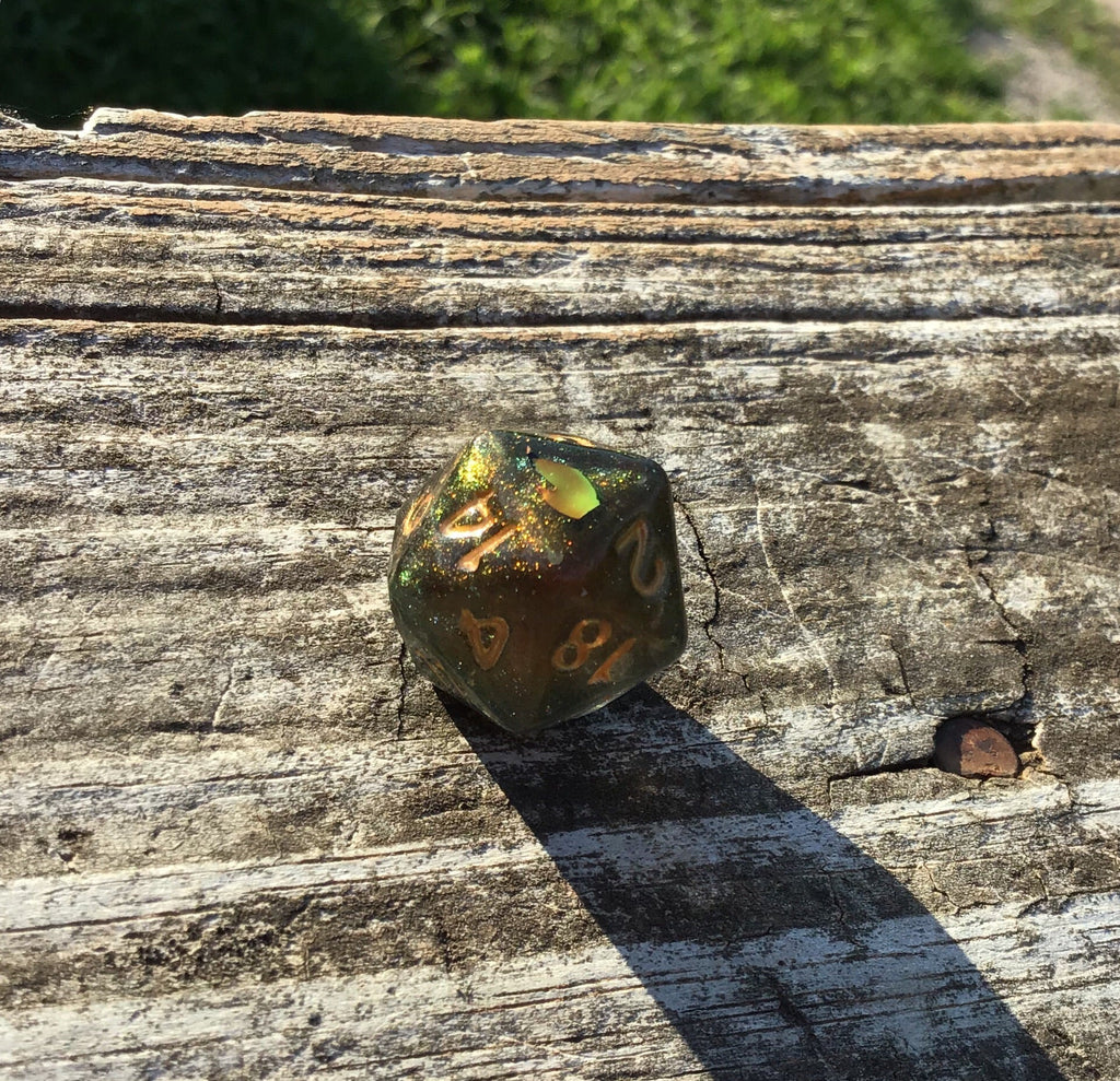 Caleb Inspired Color Shifting Handmade D20 Dice