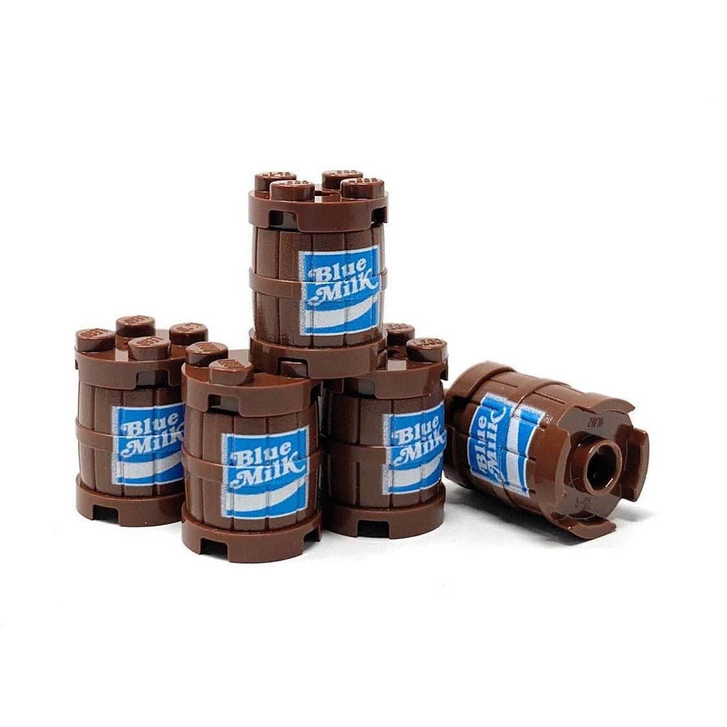 Blue Milk Barrel / Keg made from LEGO parts - B3 Customs - 