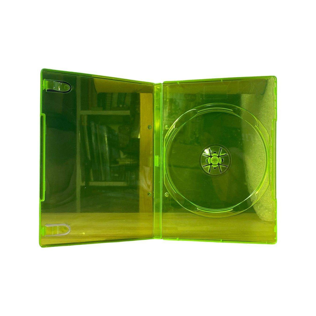 XBOX 360 Translucent Green Video Game Replacement Shell Storage Case - Role-Players