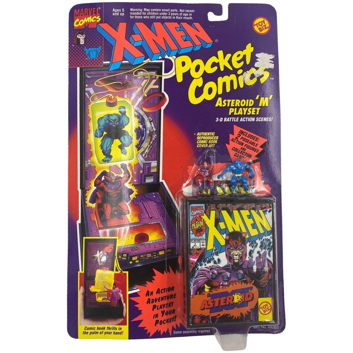 X-Men Pocket Comics Asteroid 'm' Playset - Role-Players