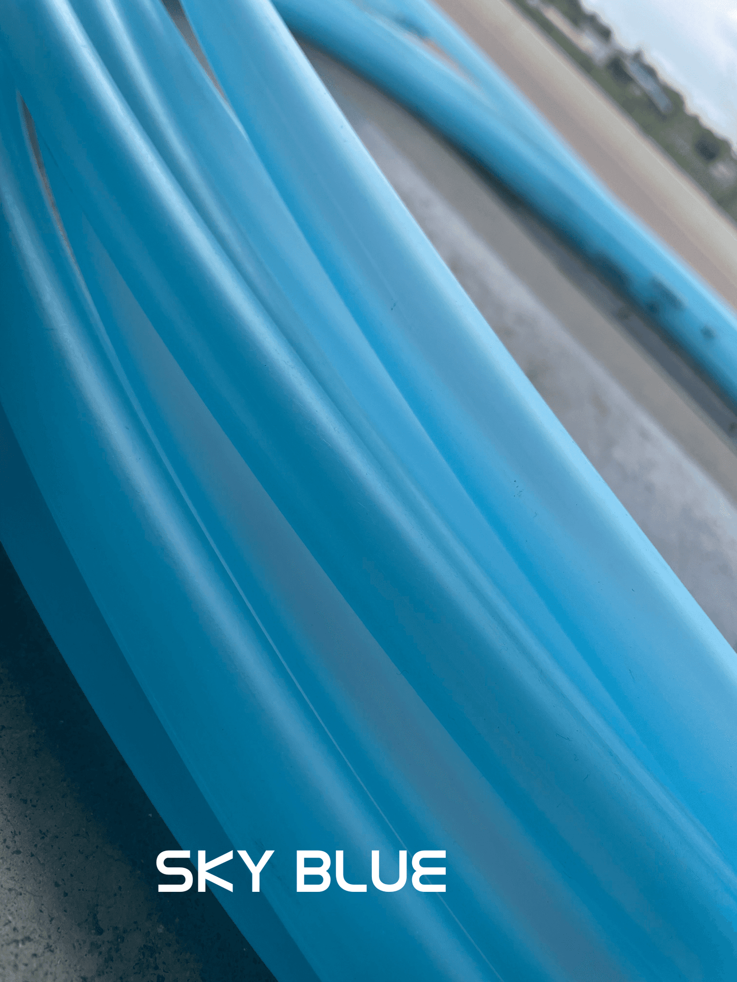 Sky Blue (5/8, 11/16 & 3/4) Polypro Hula Hoop - 