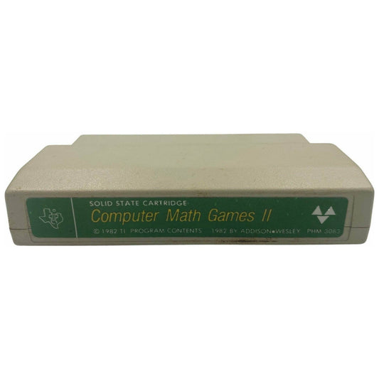 Computer Math Games II - TI-99 - 