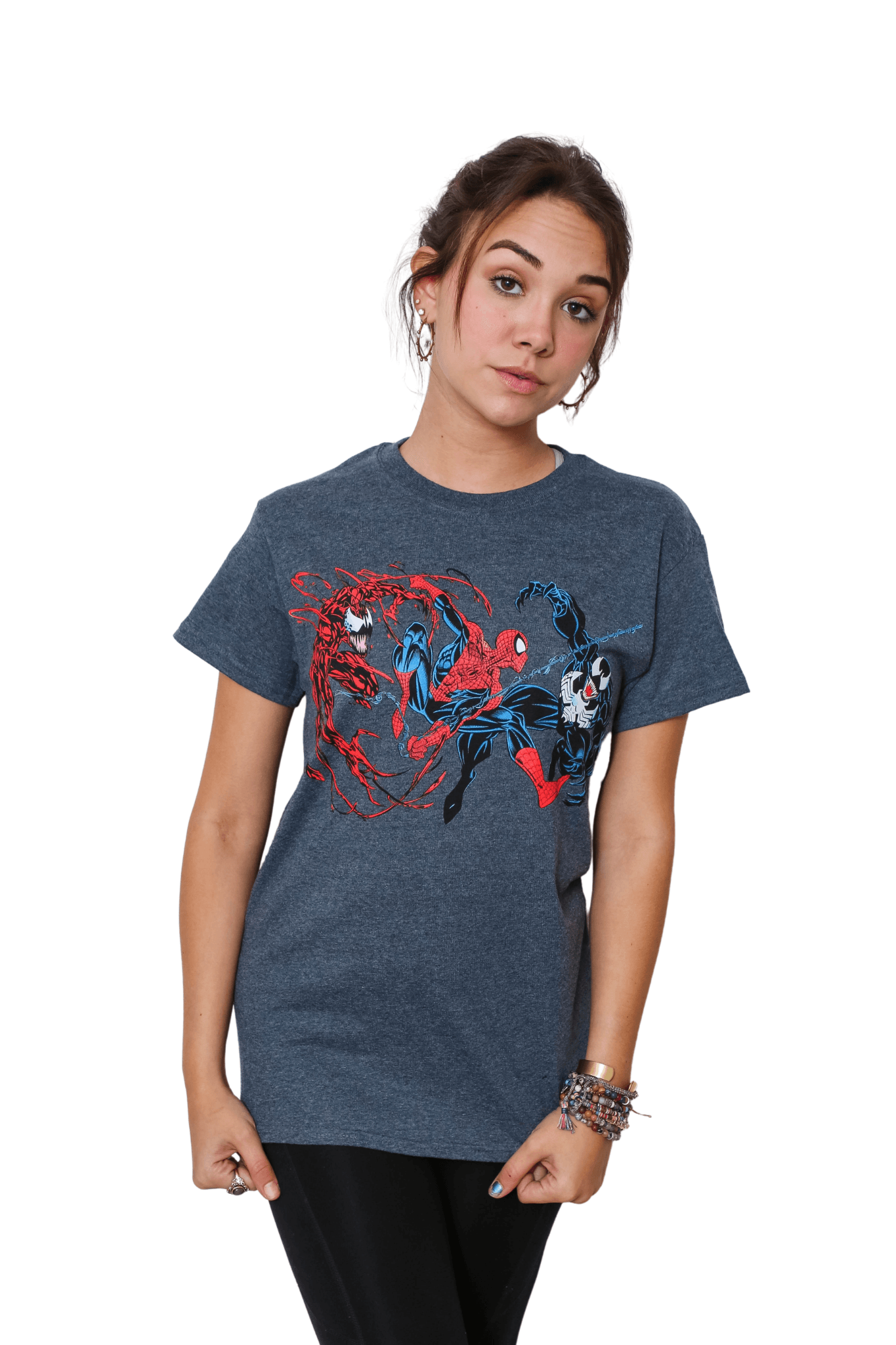 Spider-Man Vs The Symbiotes Marvel Comics Adult T Shirt - S