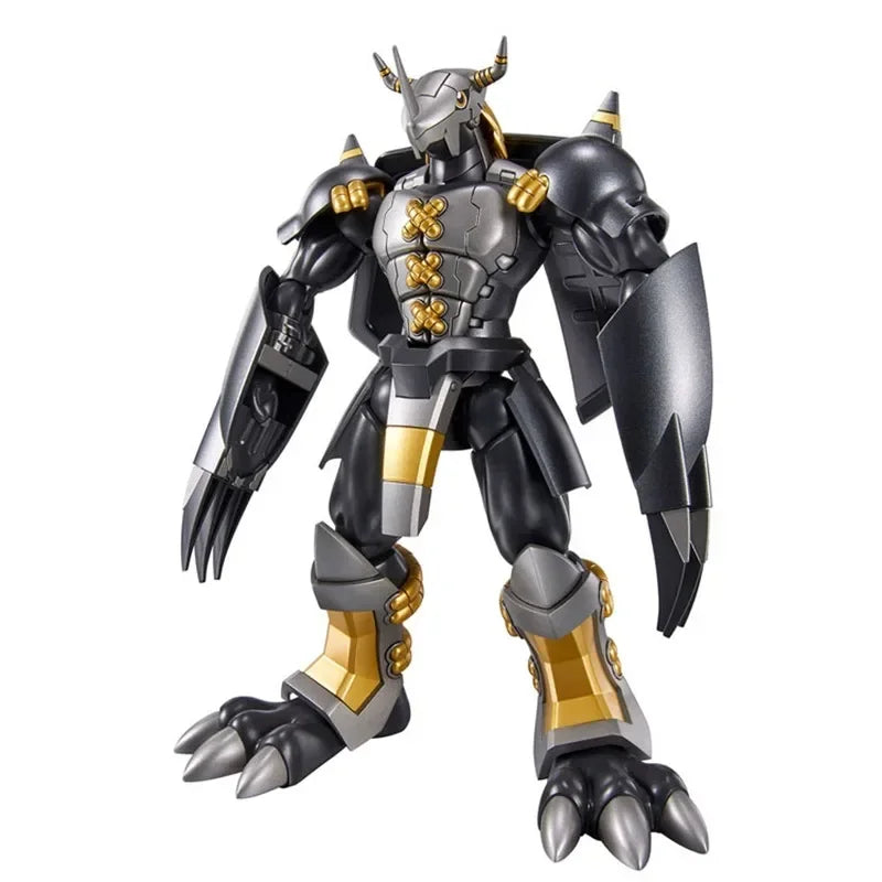 In stock  Bandai Anime Digimon Adventure BlackWarGreymon TV FRS Assembly Model Toys Action Figure Gifts Collectible Kids