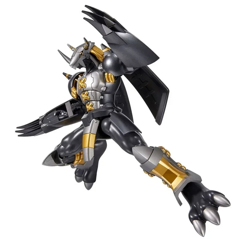 In stock  Bandai Anime Digimon Adventure BlackWarGreymon TV FRS Assembly Model Toys Action Figure Gifts Collectible Kids