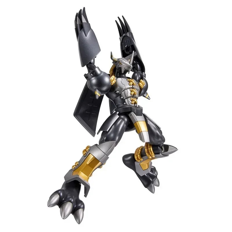 In stock  Bandai Anime Digimon Adventure BlackWarGreymon TV FRS Assembly Model Toys Action Figure Gifts Collectible Kids