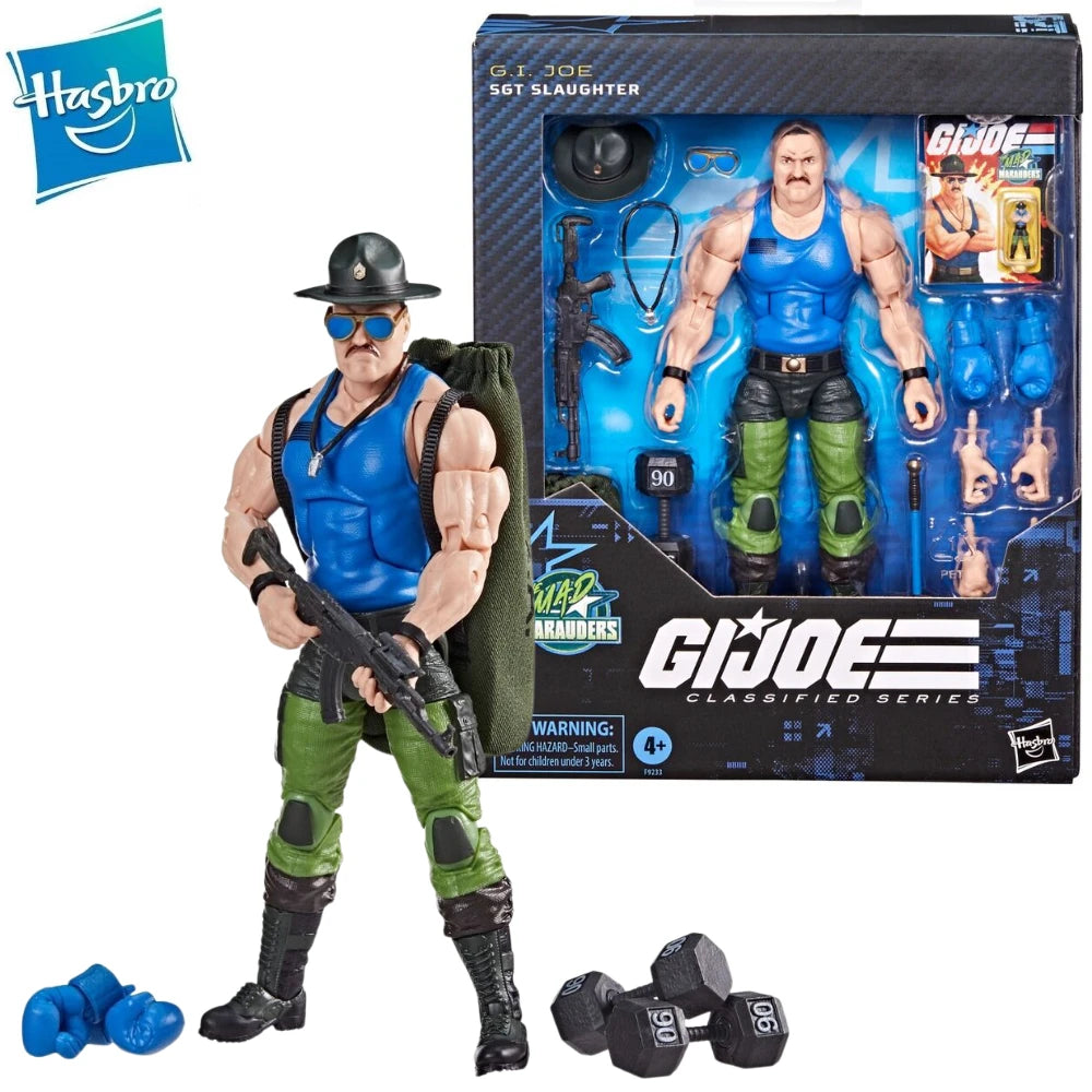 In Stock G.I. Joe GI Joe Classified Series 129 Mad Marauders Sgt Sergeant Slaughter Action Figure Model Toy Collection Gift