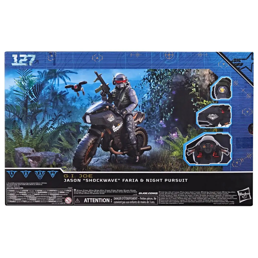 In Stock G.I. Joe GI Joe Classified Series 6" 127 Night Force Jason Shockwave Faria Cycle Action Figure Model Toy Hobby Gift