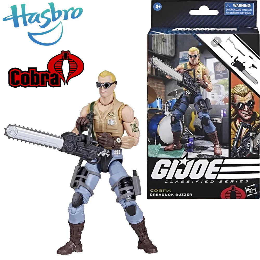 In Stock Original Hasbro G.I. Joe Classified Series #106 Dreadnok Buzzer Action 6 Inch Figures Collectible Model Toys Gifts